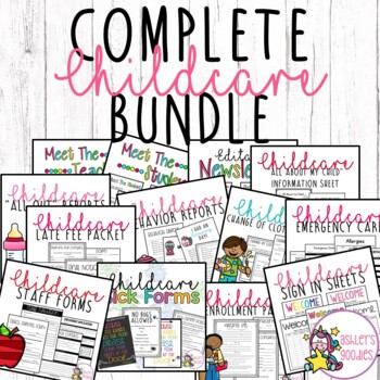 Preview of Complete Childcare Bundle