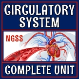 Complete Circulatory System Activity Unit with PPT Present