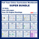 Complete Civics Curriculum BUNDLE - Full Year of Civics fr