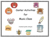 Complete Collection of Center Activities for Music Class
