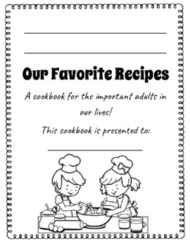 Write My Own Recipe Book for Kids: A Cooking and Writing Blank Recipe Book for Children and Kids Ages 4 – 12 Years. by Herbert Publishing