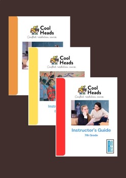 Preview of Complete Cool Heads Conflict Resolution SEL Curriculum - Grades 6, 7, 8 Bundle