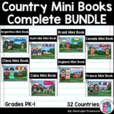 Complete Country Mini Book Bundle for Early Readers