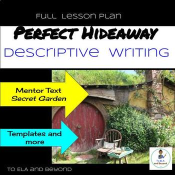 Preview of Complete Descriptive Writing Lesson Plan INCLUDES Mentor Text ESL support