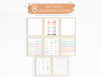 Preview of Complete Early Learning Set - 8 Poster Bundle
