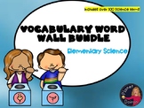 Vocabulary Word Wall science bundle astronomy biology eart