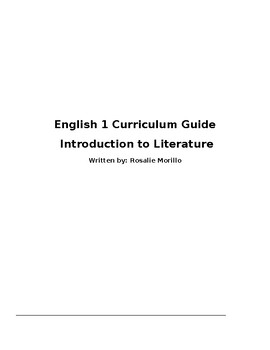 Preview of Complete English 1 (Freshmen Curriculum) with 9 unit plans
