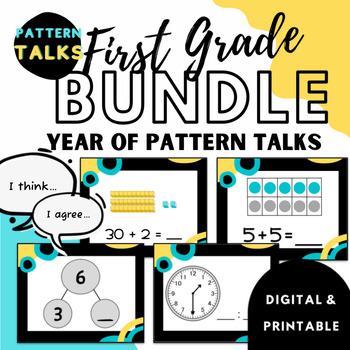 Preview of Complete First Grade BUNDLE - Pattern Number Talks