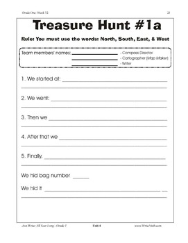 Daily 1st Grade Writing Lessons, Activities, Grammar - Unit 4 - {CCSS