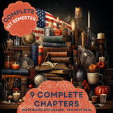 Complete First Semester American History Bundle - 9 Chapters!
