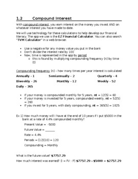 Preview of Complete Foundations 30 Math Course, Grade 12 Foundational Math