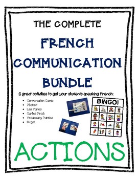 Preview of Complete French Communication Bundle - ACTIONS