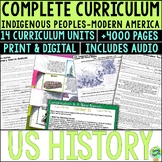 US History Curriculum through Modern America Social Studie