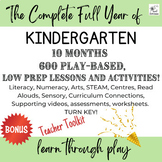 Complete Full Year of Kindergarten Lesson Plans and Activi