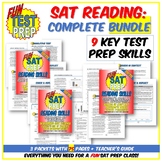 Complete Fun SAT Prep Reading BUNDLE: 9 Key Test Prep Read