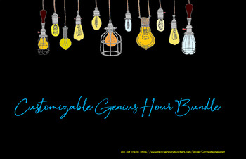 Preview of Complete Genius Hour Bundle