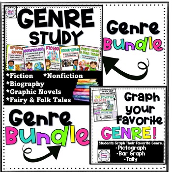 Preview of Genre Study and Graphing Activity for First and Second Grade