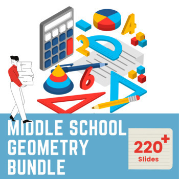 Preview of Complete Geometry Bundle for Middle School Digital and Printable