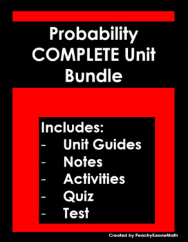 Preview of Complete Geometry Unit Probability BUNDLE