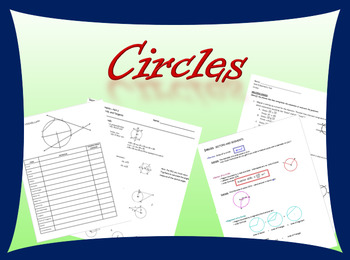 Preview of Complete Geometry Unit on Circles including notes