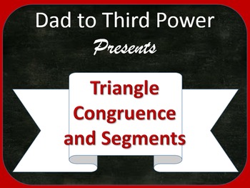 Preview of Complete Geometry Unit on Triangle Congruence and segments in a triangle w/ PPTs