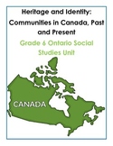Complete Grade 6 Ontario Social Studies Inquiry-Based Unit