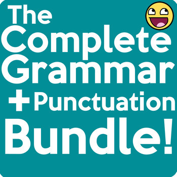 Preview of Complete Grammar and Punctuation Practice + Test Bundle (Distance Learning OK!)