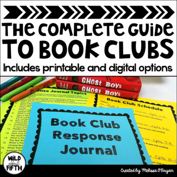 Book Club Complete Guide for Upper Elementary/Middle School | TPT
