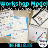 Complete Guide to Math Workshop Model | Year Long Guided Math | Small Groups