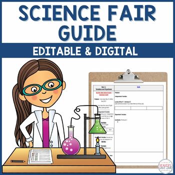 Preview of Complete Guide to Science Fair Projects Digital Editable Science Fair Rubric