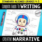 Creative Narrative Writing Unit Grades 4-5 | Prompt, Graph