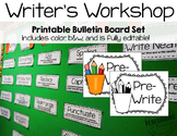 Writer's Workshop Bulletin Board Print, Laminate, and Done!