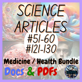 Complete Health / Medicine Science 20 Article Set Physical