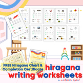 Complete Hiragana Writing Worksheets