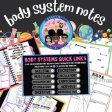 Complete Human Body Systems Interactive Notes Set
