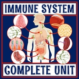 Complete Immune System Activity Unit with PPT Presentation