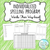 Complete Individualized Spelling Program - Words Their Way Based!