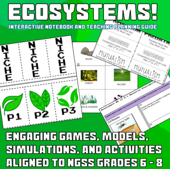 Preview of Ecosystems Unit/Planning/Lessons