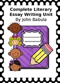 Complete LITERARY ESSAY Unit DISTANCE LEARNING Examples-Mo