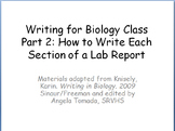 Complete Lab Report Guide for Standard Level Science Classes