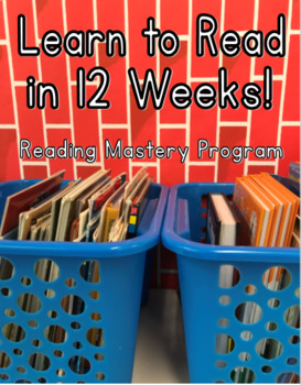 Preview of Learn to Read in 12 Weeks! Reading Program