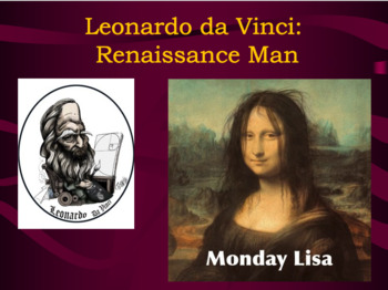 Preview of Complete Leonardo Da Vinci Lesson, Homework, Review, and Quiz