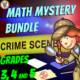 Complete Math Mystery Tri-Grade Bundle for 3rd, 4th, & 5th