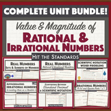 Real, Rational & Irrational Number System Math Unit 1 Curr