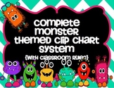 Complete Monster Themed Clip Chart System