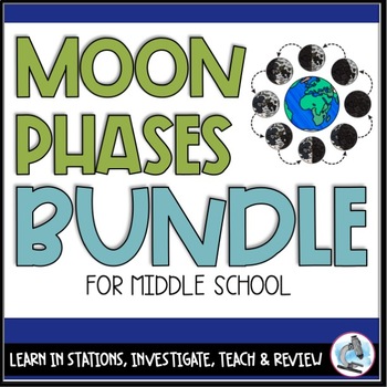 Preview of Complete Moon Phases Unit for Middle School