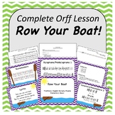 Complete Orff Music Lesson - Row Your Boat