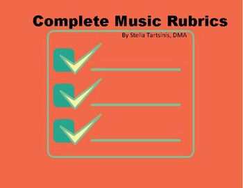 Preview of Complete Music Rubrics