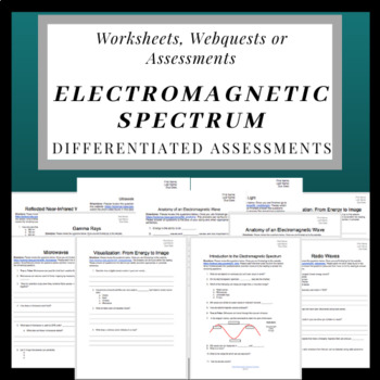 Electromagnetic Spectrum Worksheet 1 Answers