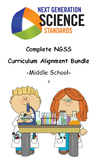 Complete NGSS Curriculum Alignment Bundle: Middle School